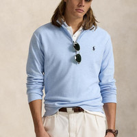 RALPH LAUREN 男士混纺套头毛衣 Cotton Blend Jacquard Pullover Sweater