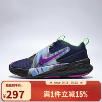 NIKE TEAM HUSTLE D 12 SE GS篮球鞋 HV2291-400