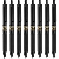 白雪（snowhite）考试笔直液笔0.5mm黑色中性签字水笔中高考期末考试VGP985 黑色12支 【考试】按动黑色12支VGP985