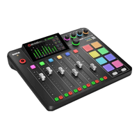 RODECaster Pro II专业调音台多路外置声卡直播主播客K歌录音 Caster Duo一体化播客工作台