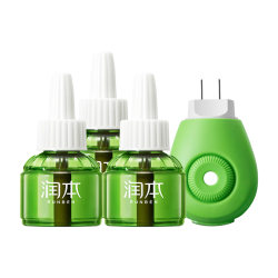 润本 电热蚊香液 3液+1器