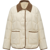 坦博尔坦博尔23年羽绒服女轻薄短款时尚翻领韩版百搭外套TD236266 黄油蜜 170/92A（体重135-150斤）