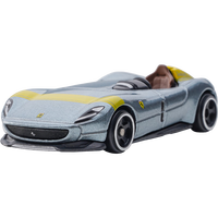 驰誉模型 1:64 奥迪A6 奔驰 兰博基尼 法拉利SP1 合金车模型 银色