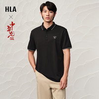 海澜之家 POLO衫24新中华龙立体印花凉感