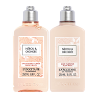 欧舒丹格拉斯橙花香氛沐浴露啫喱身体乳套装清洁滋润补水保湿男女