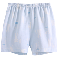 藤之木工房藤之木工房 婴儿裤子外穿春夏男女宝宝短裤子薄款休闲裤 大白兔 蓝色 100%棉 73cm