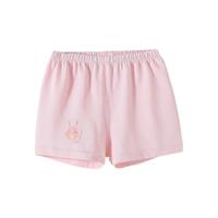 藤之木工房藤之木工房 婴儿裤子外穿春夏男女宝宝短裤子薄款休闲裤 粉红兔 100%棉 59cm