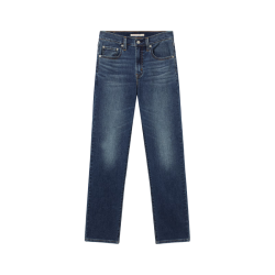 Levi's 冬暖系列 女士724高腰修身直筒时尚牛仔裤 18883-0377 中蓝色 25 28
