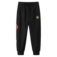 Converse【CNY】匡威儿童长裤男童卫裤26春新年红色拜年裤子儿童加绒裤子 正黑色 110 /50 【身高104-110cm】