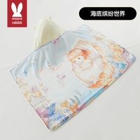 莫尔兔 儿童浴巾斗篷浴袍可穿式新生婴儿专用速干宝宝大尺寸冬天加厚浴袍