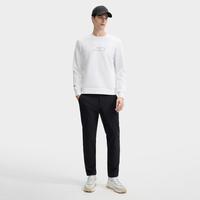 FILA 男士时尚基础长袖针织圆领套头上衣