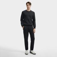 FILA 男士商务休闲卫衣 圆领微弹针织套头衫