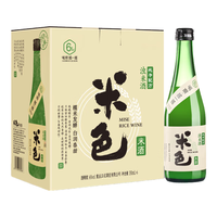 梅见 原味米酒 6度 350ml*6瓶 糯米酿造浊米酒