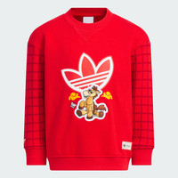 adidas 玩具总动员马年新年款红色长袖套装 KG3338红/黑