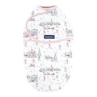 DOMIAMIA 新生儿初生包裹式睡袋宝宝春秋包单全棉双层襁褓巾防惊跳