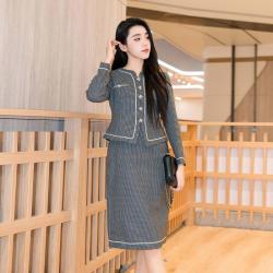莱茵福莱尔 朗姿集团25新款秋季女式连衣裙