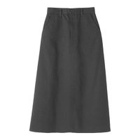  MUJI/無印良品 粗细不均棉线丝光斜纹 女士A字裙