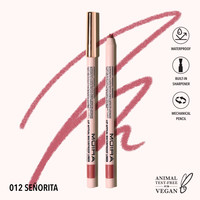 Moira保税Moira Lip Appeal持久不脱色防水唇线唇膏笔自动可旋转可削尖 12 Senorita