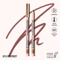 Moira保税Moira Lip Appeal持久不脱色防水唇线唇膏笔自动可旋转可削尖 15 Discreet