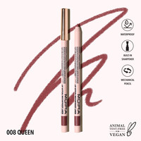 Moira保税Moira Lip Appeal持久不脱色防水唇线唇膏笔自动可旋转可削尖 08 Queen