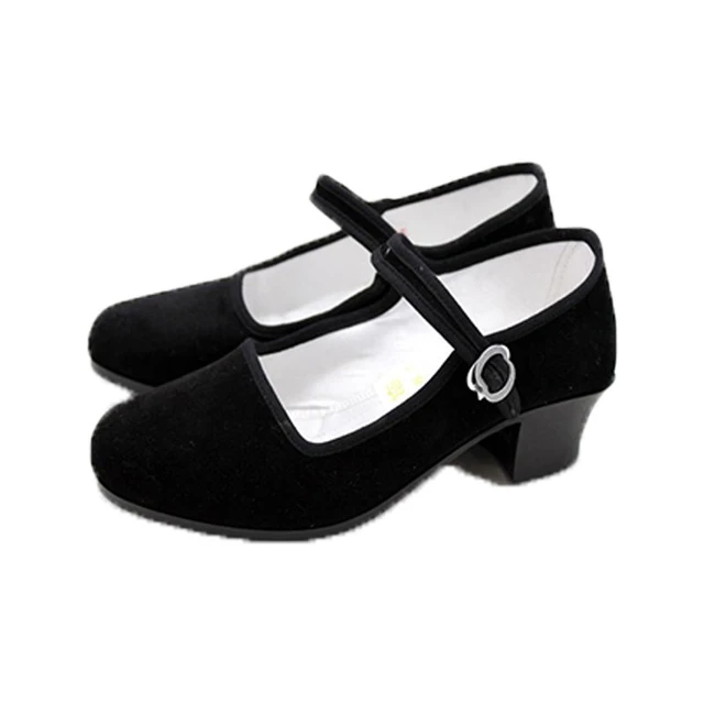 儿童布鞋女男童千层底老布鞋手工老年八路军抗日布鞋红军布鞋演出 33码