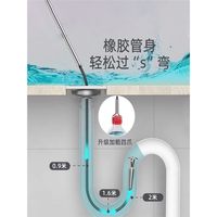 管道疏通夹下水道异物垃圾夹厕所钩子马桶清理工具