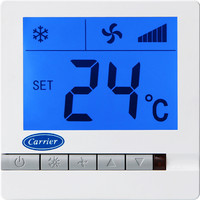 奈斯丽中央空调温控器水机智能液晶温度面板线控器三速开关控制器水冷风