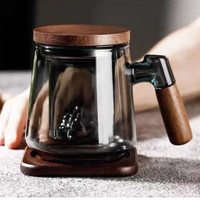 玻璃杯泡茶杯 茶水分离杯