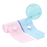 施贝柔 胎心监护带胎监带孕中晚期医院产检胎动监测仪绑带 粉色+蓝色（2条装）