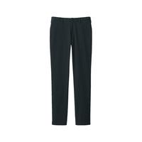 無印良品 MUJI 男式弹力丝光斜纹修身休闲裤 黑色 AE0XLA4S