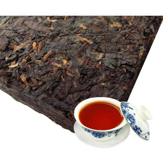 中茶普洱茶中期茶2006年55周年纪念7581砖熟茶 经典陈香熟普1000克/盒 2006年250g*1片