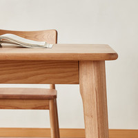 光明家具实木四方桌白蜡木餐桌原木家具饭桌4102 1.