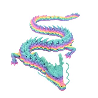 3d打印龙玩具动物模型仿真迷你小动物立体摆件水晶中国龙