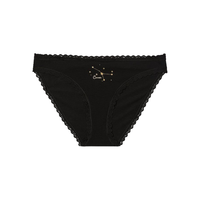 3件118|维密蕾丝腰边低腰舒适比基尼丁字裤内裤女26 XS