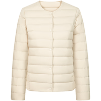 波司登（BOSIDENG）轻薄羽绒服女短款新年红圆领轻型内搭保暖舒适秋冬外套B40130004B 秘釉色7475 3XL 185/108B