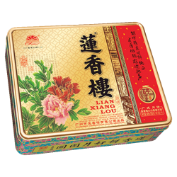 莲香楼 蛋黄纯正白莲蓉广式月饼 750g