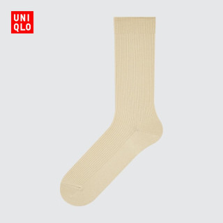 优衣库男装女装素色袜/袜子477157 32 米色 S /M/25～27 cm