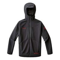 MAMMUT Ultimate VIII 八代男士GTX户外软壳夹克 25周年限定版防风外套 黑色  欧版内衬红色更好看