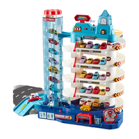 AoZhiJia 奥智嘉 3302 五层电动汽车大楼+8只车 赠送电池