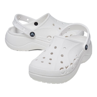 crocs 贝雅云彩女士洞洞鞋户外休闲鞋|208186 白色-100