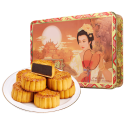 杏花楼 广式月饼 10饼5味 600g