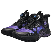 特步（XTEP）童鞋幻甲3立体感篮球鞋大童网面运动鞋 黑 3