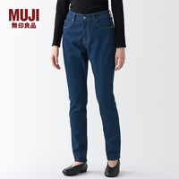 無印良品 MUJI 女式弹力牛仔修身裤 BEA94A3A