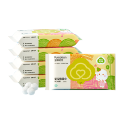 全棉时代 手口专用湿巾 20片*5包