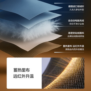巴拉巴拉童装儿童羽绒服女男童2025冬中长款加厚保暖外套纯色连帽衣服 黑色90001 120 cm-充绒量122g