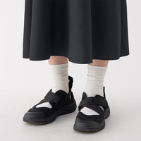 無印良品 MUJI 男女通用运动凉鞋(男士/女士)男鞋女鞋鞋子 忍者鞋 黑色 40 码/250mm