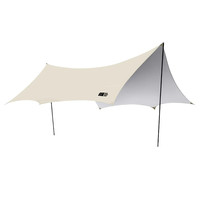 探险者 涂银露营帐篷天幕