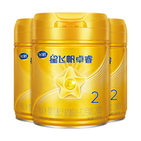 飞鹤星飞帆卓睿升级配方2段（6-12个月）婴儿配方奶粉专利HMO乳铁蛋白 2段 星飞帆卓睿 750g 3罐