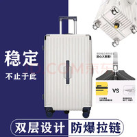 友胜保罗 行李箱大容量五轮拉杆箱加加固密码箱（双层防爆拉链） 20英寸