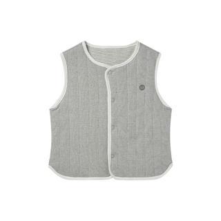 Nest Designs宝宝背心儿童秋冬款马甲有机棉休闲上衣外出家居服
